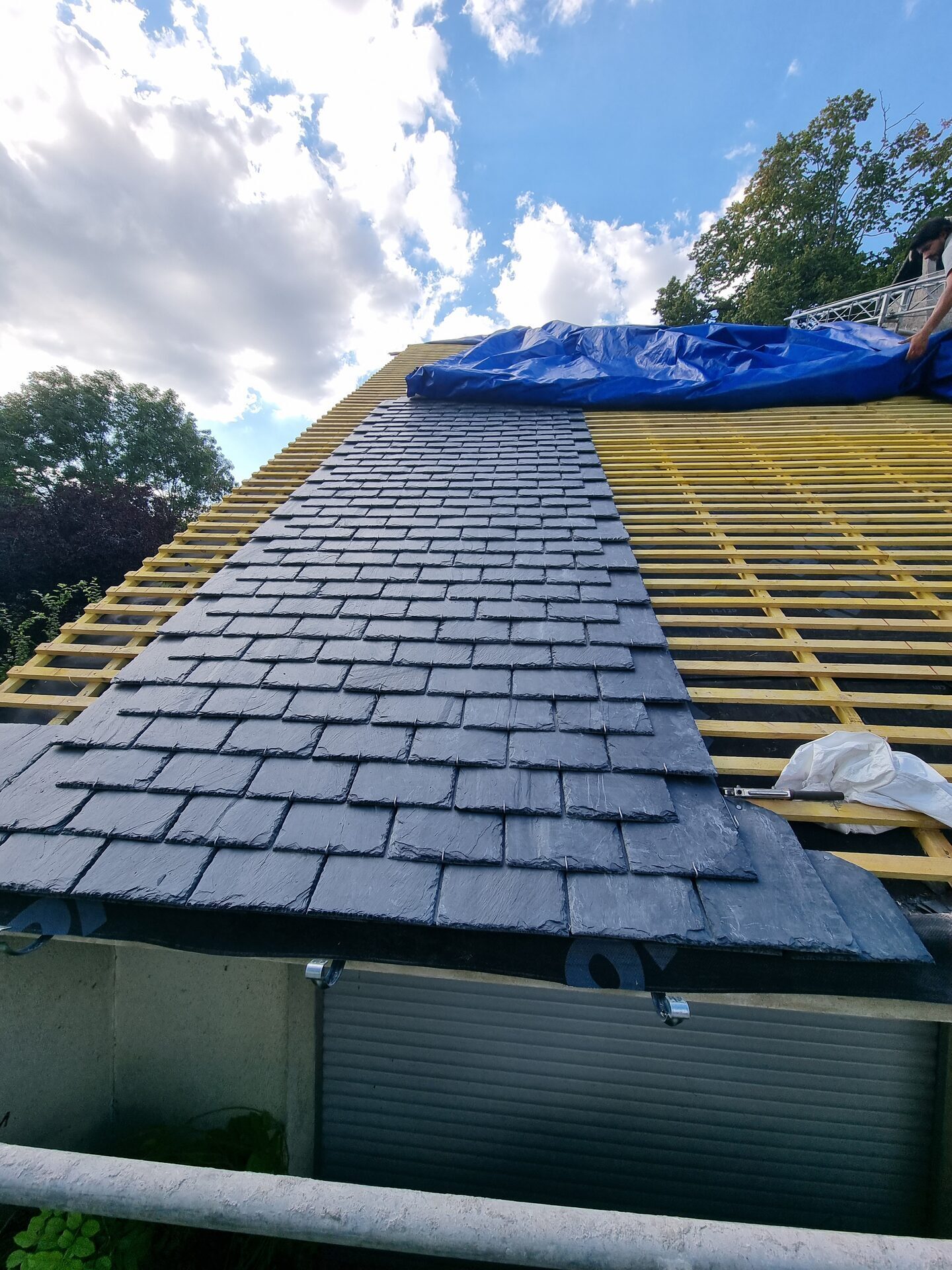 Chantier ardoise Delouis