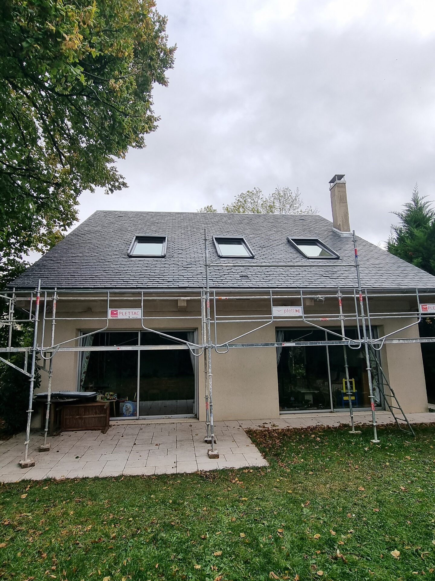 Après rénovation ardoise Seignosse